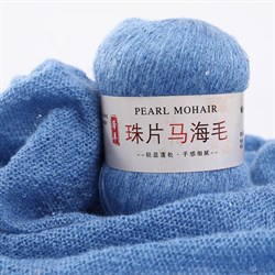 Pearl Mohair 25 тем.голубой 2912 - фото 6180