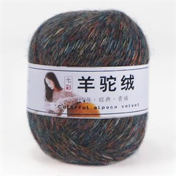 Alpaca Velvet 35 мультиколор меланж 2879