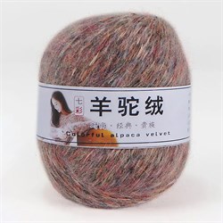 Alpaca Velvet 29 розово-бежевый меланж 2882